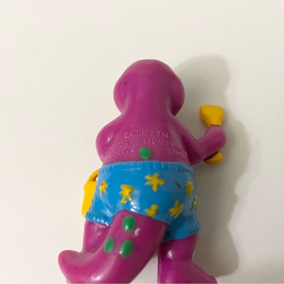 Vtg 1993 Barney With Crown and at the Beach Loose Figures Lyons Group - Picture 15 of 15